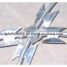 Crossed Razor Wire Mesh / Spiral Razor Wire Mesh Fence